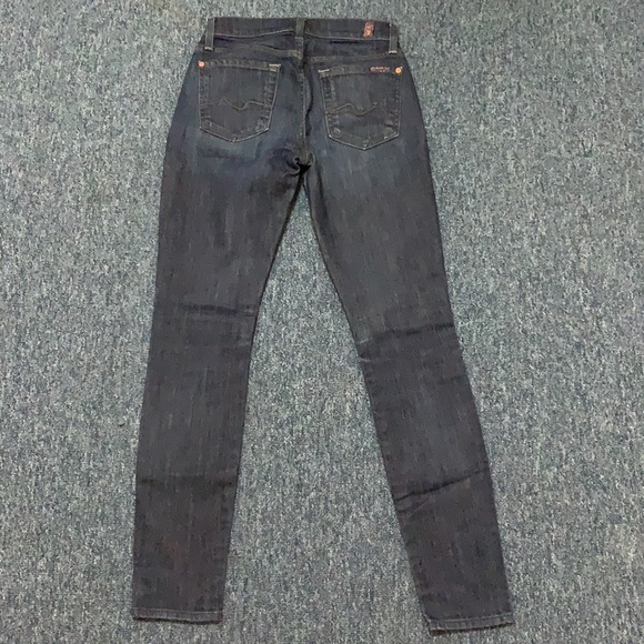 7 For All Mankind Low Rise Gwenevere Jeans size 24 - Picture 2 of 6